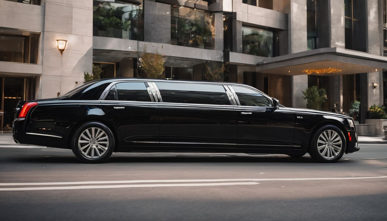 black limo for corporate limousine service